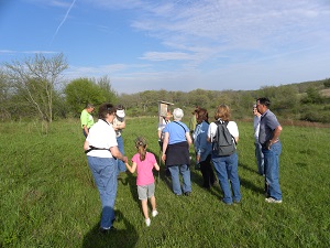 BluebirdMembers of the LCBS hiking the Hill Trail.