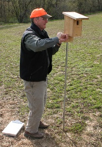 Keeping a record book is very important. Jim carries his along on the trail.